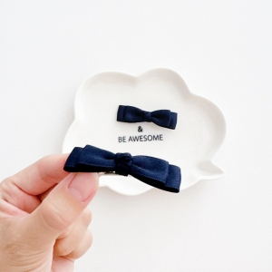 Girl Hair Clip Bow School Pair (GHP6239)